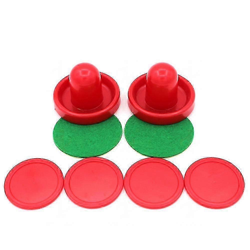 Air Hockey Pushers Air Hockey Pucks Goal Handles Paddles Replacement Accessories - Ri