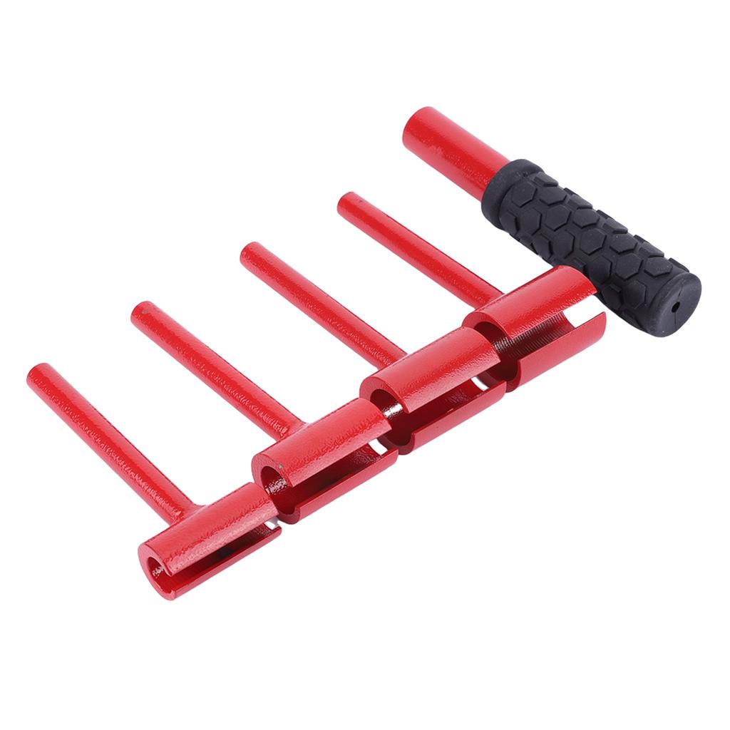 Door Hinge Repair Spanner with Ergonomic Grip Hinge Bender Wrench Door Hinge Adjustment Tool Kit for Door and Cabinet Alignment