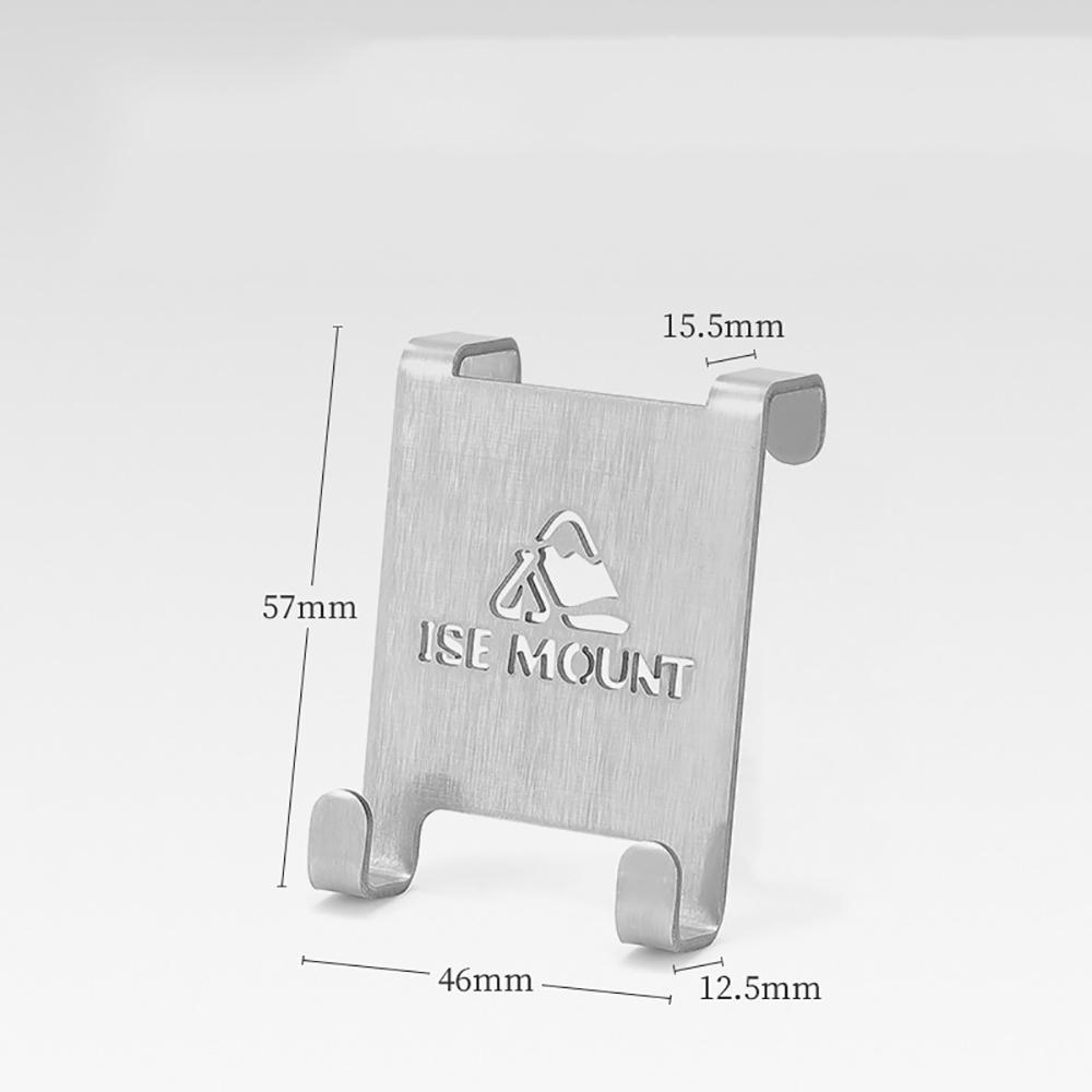 

Camping Canister Hanger Clip Metal Gas Canister Hanging Hook Butane Fuel Gas Tank Hanger Camping Accessories Silver Black