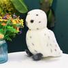New White Cute Owl Doll Plush Toy Bago Bird Doll Children's Doll