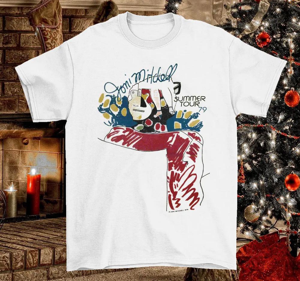 Joni Mitchell Summer Tour 79 Shirt Classic White Unisex S-2345XL Unisex T-Shirt XL
