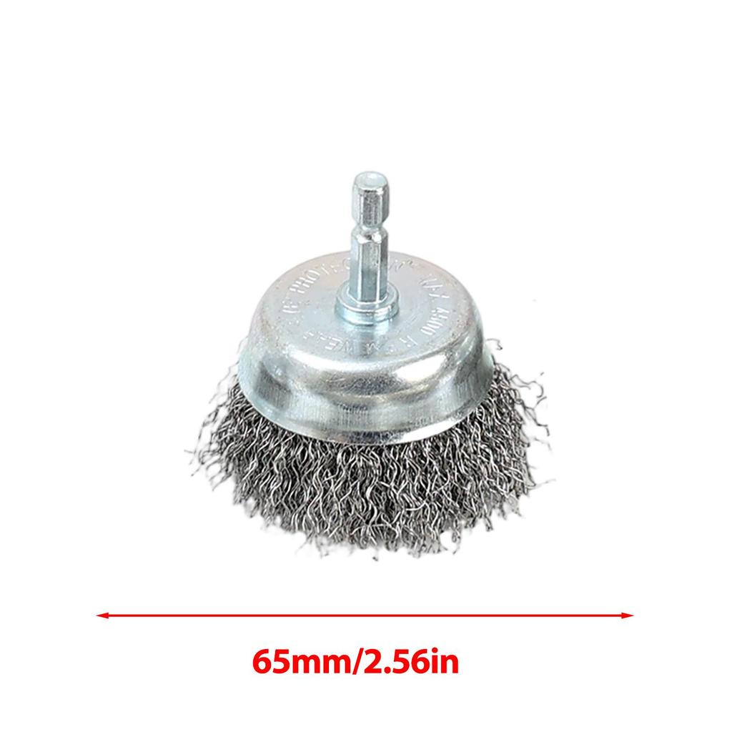 10styles Steel Wire Brush Wheel Cup Brush Metal Polishing Rotary Cleaning Rust Corrosion Rust Removal Edge Grinding Deburring