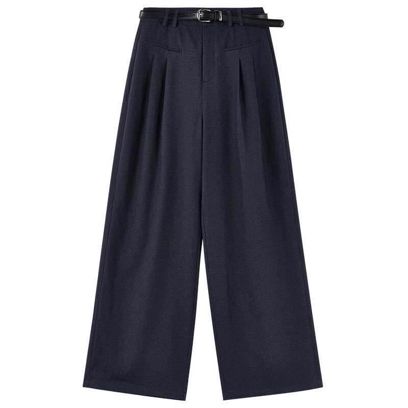 Autumn Water Beauty Women's High-Waist Wide-Leg Commuter Pants