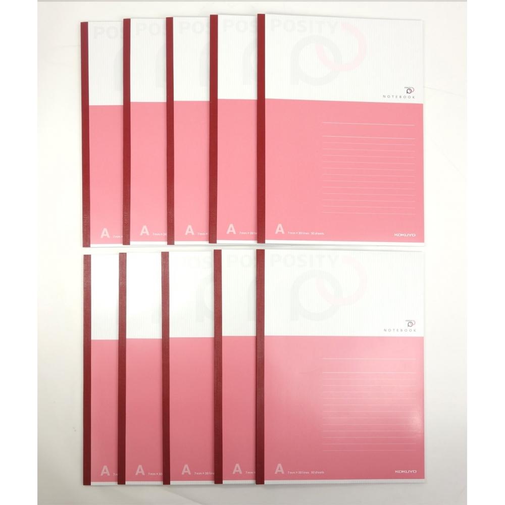 KOKUYO Note Positive Semi-B5 A-lined 30 Sheets 10 Books P3-31AX10