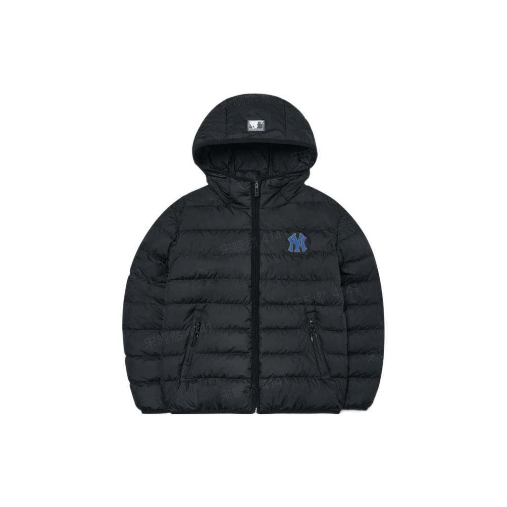 New MLB FW22 Down Jacket Cropped Unisex Black 3ADJA0426-50BKS