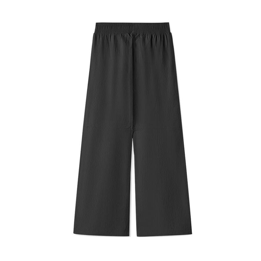 Skechers Knit Long Pants Sports Durable Simple Fashion Mid Waist Washable Casual Pants Men Bottoms Carbon-Black L225M109-0018