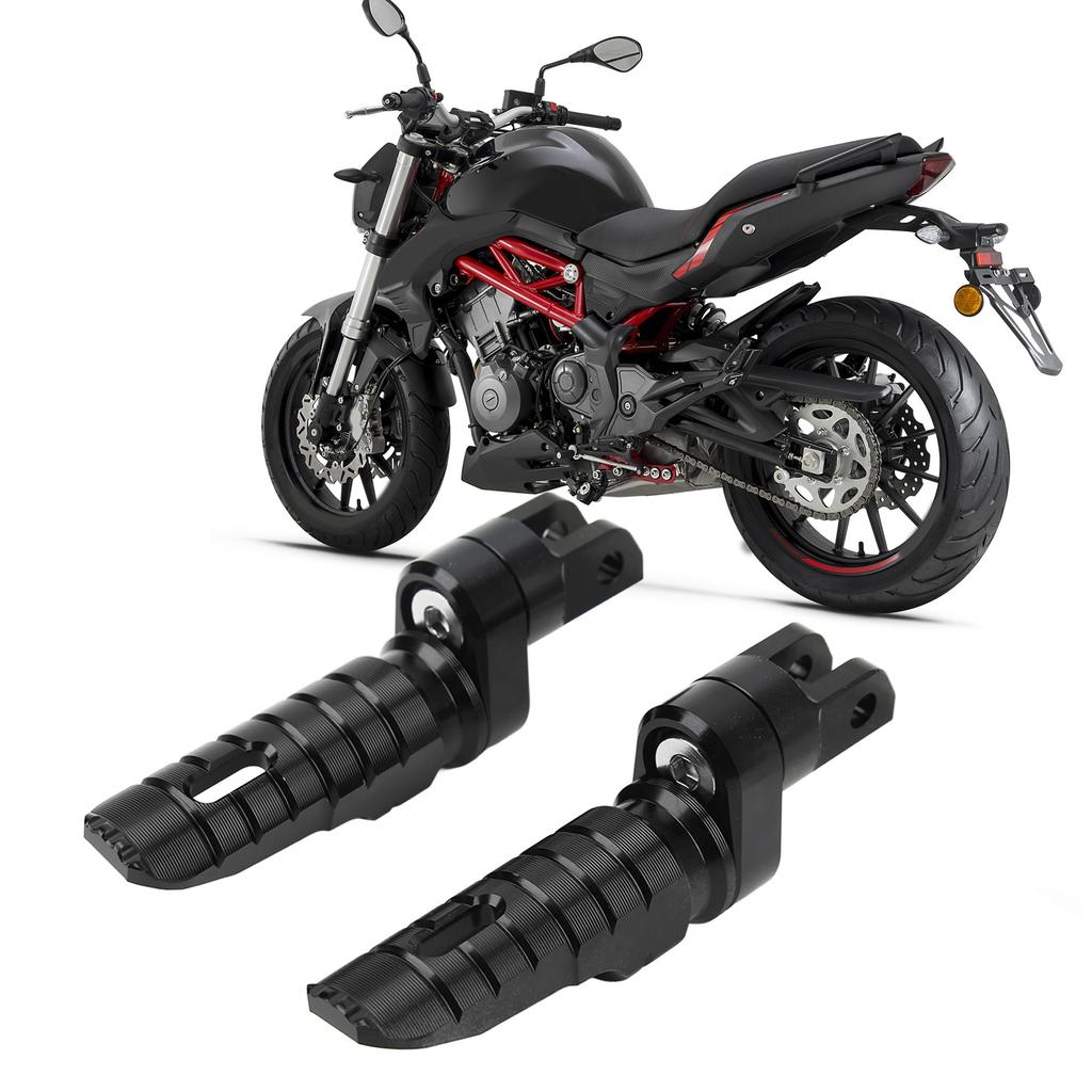 Motorcycle Front Foot Peg T6063 Aluminum Alloy Driver Footrest Pedal Bracket Replacement for BN302S