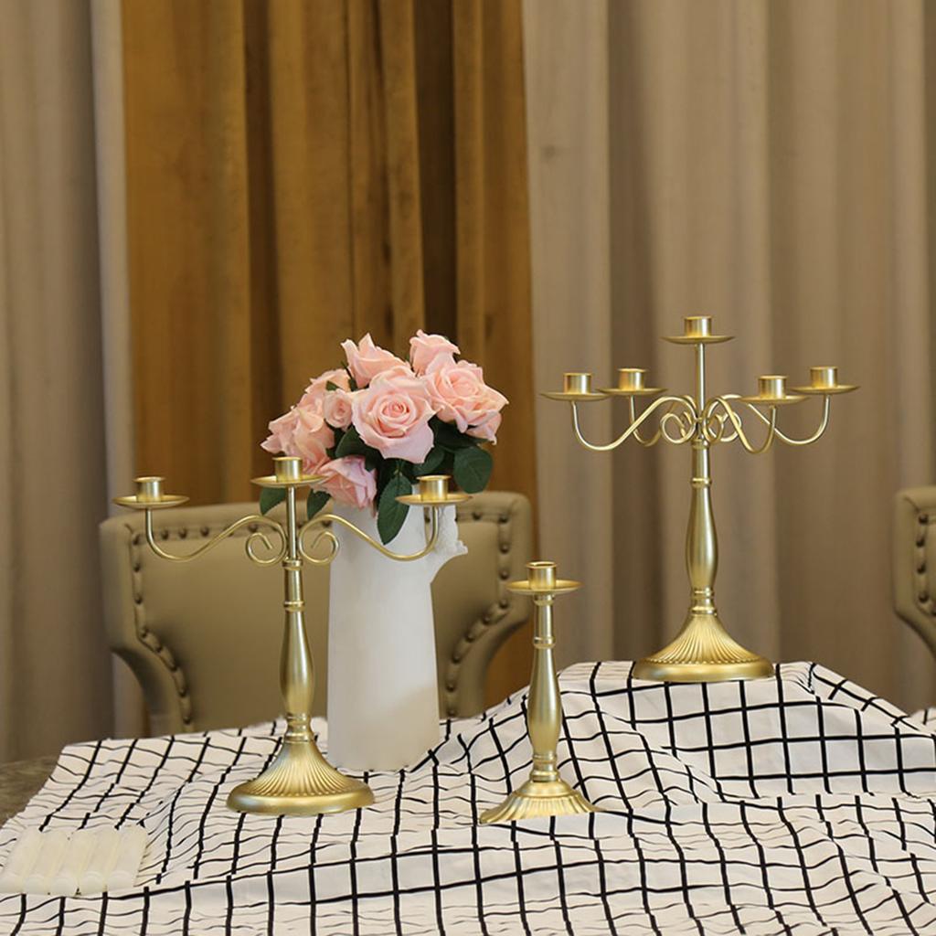 European Style Candle Holder Exquisite Workmanship Candle Holder for Home Bedroom Party Decor