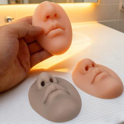 This Fun And Realistic Nose-shaped Wall-mounted Soap Dispenser Can Hold Shower Gel, Shampoo, Or Hand Soap; It Has A Soft, Refillable Design.