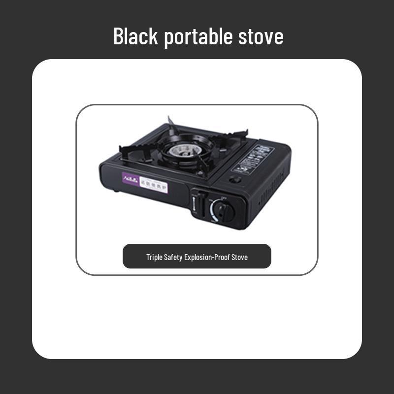 Portable Outdoor Windproof Butane Gas Camping Stove with Hot Pot Feature