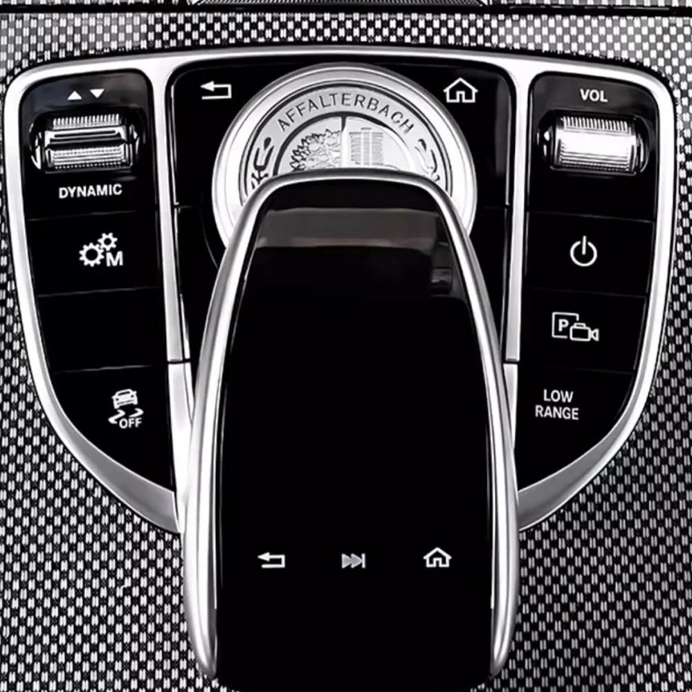 GLC GLB 47mm Multimédia Matrica Mercedes Benz AMG W212 W213 W205 W177 W204 W211 W202 E300 C180 C63 E63 Középkonzol Gombhoz