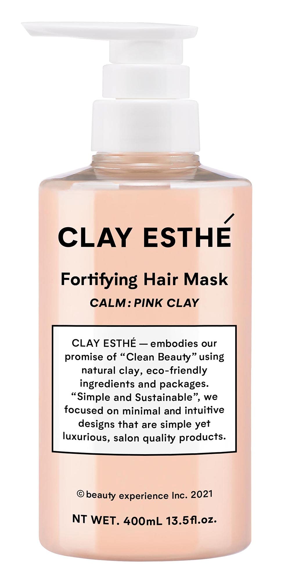 

BX Clay Esthe Укрепляющая маска для волос Розовая глина 400 г