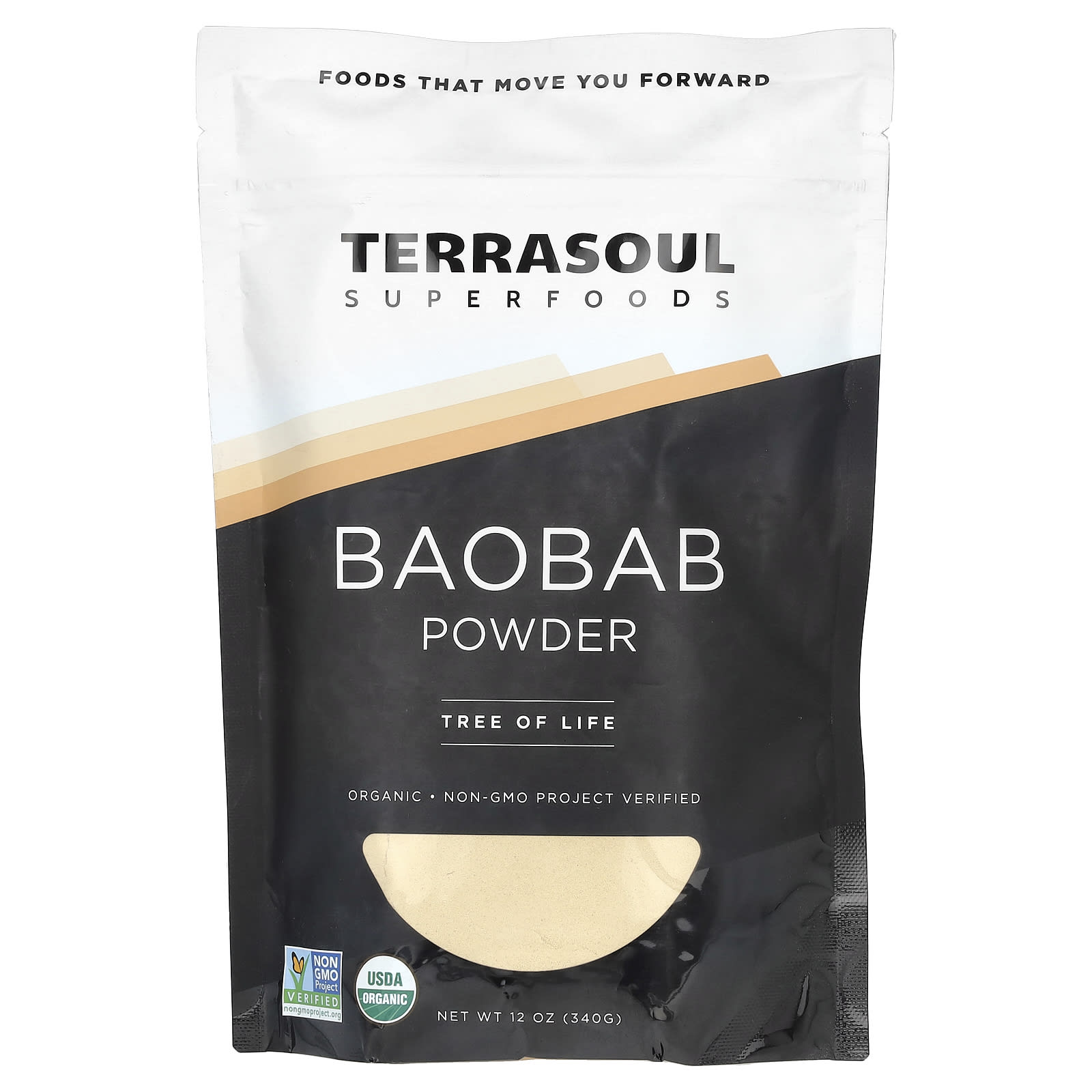 

Terrasoul Superfoods, порошок баобаба, 12 унцій (340 г)