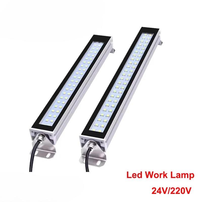 22CM 35CM 40CM 52CM 220v 24v IP67 Waterproof Oil-proof Dust-proof Led Bar Lamps LED Industrial Lamp Machine Work Tool Lights