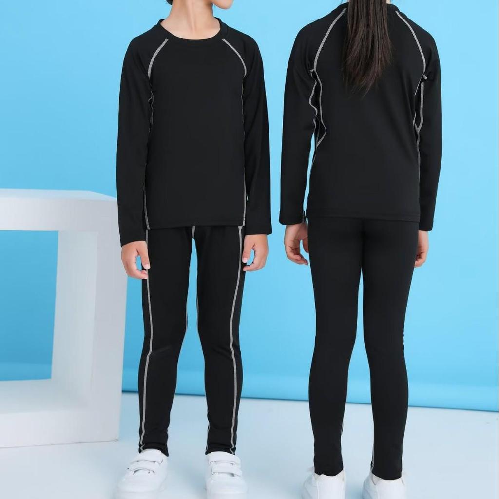 A03 Long Sleeve Tight Suit Set for Adults & Children, Size 16-3XL, Fitness Wear Leotard