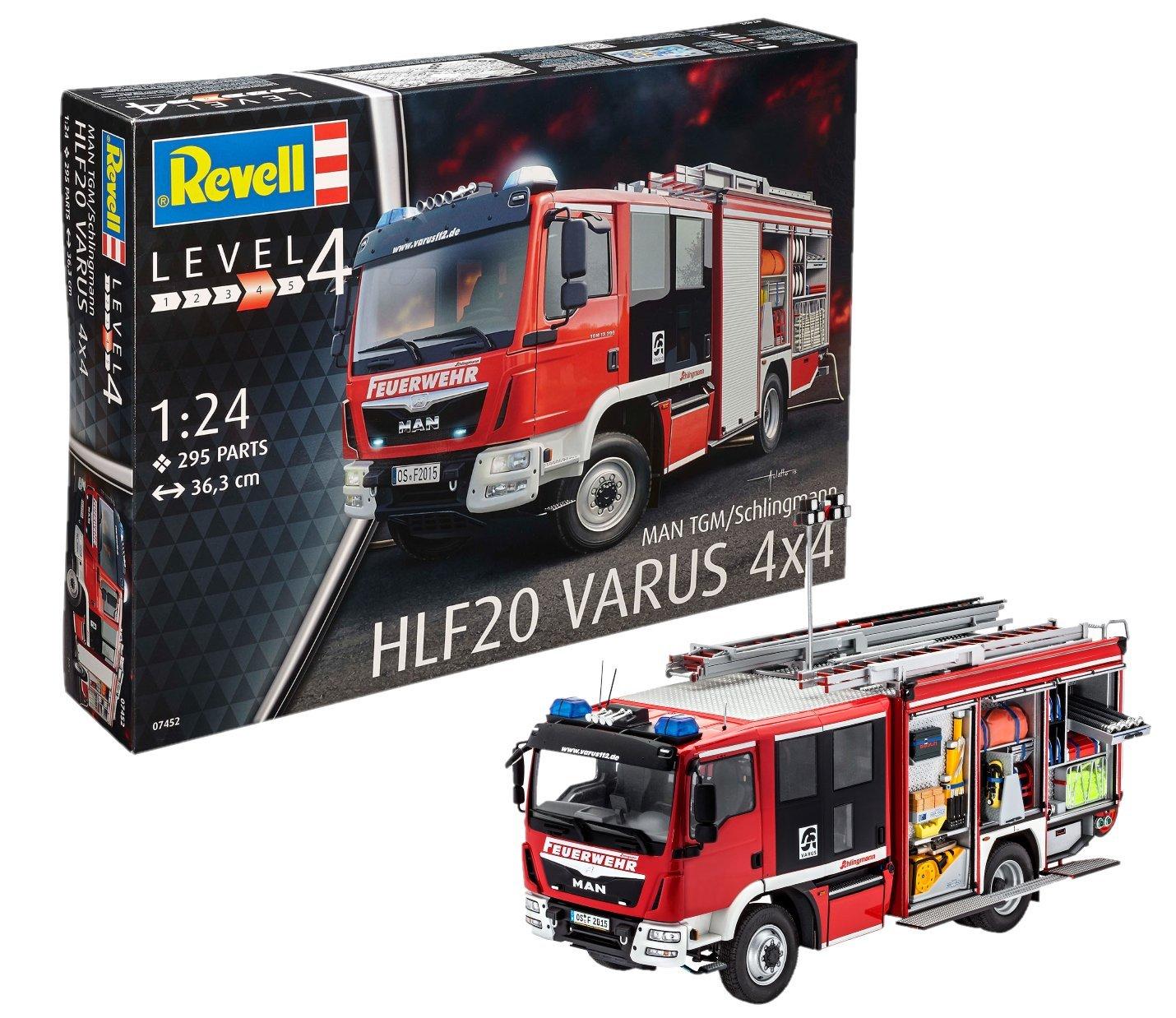 

Немецкий Revell Schlingmann HLF 20 VARUS 4x4 Пластиковая модель 1/24