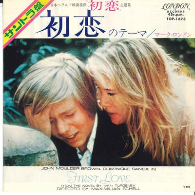 Płyta 7-calowa OST MARK LONDON - First Love --Motyw First Love = The TOP1673 LONDON 1971 Japonia Ścieżki dźwiękowe i musicale Używana