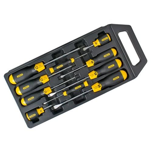 Stanley Cushion Grip Screwdriver Set (Pack of 10)