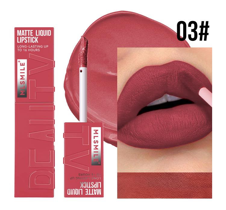 Matte Velvet Long-lasting Lip Gloss Set: Waterproof & Non-stick, Hot European/American Style
