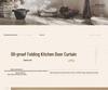 Premium Imitation Linen Door Curtain for Bedroom, Kitchen, and AC Shading