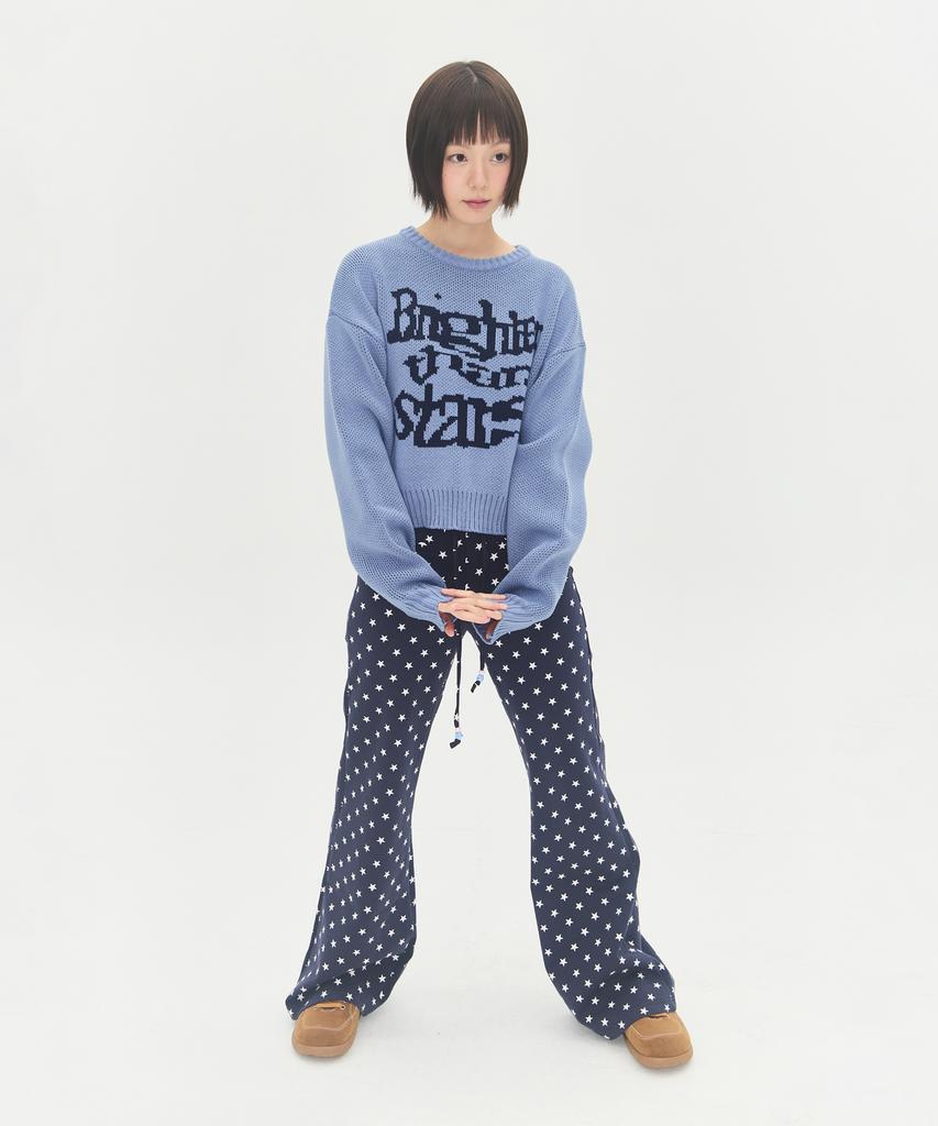 VIDEO JOCKEY Our Knit Sweater Shining Brighter Than The Stars [Blue]