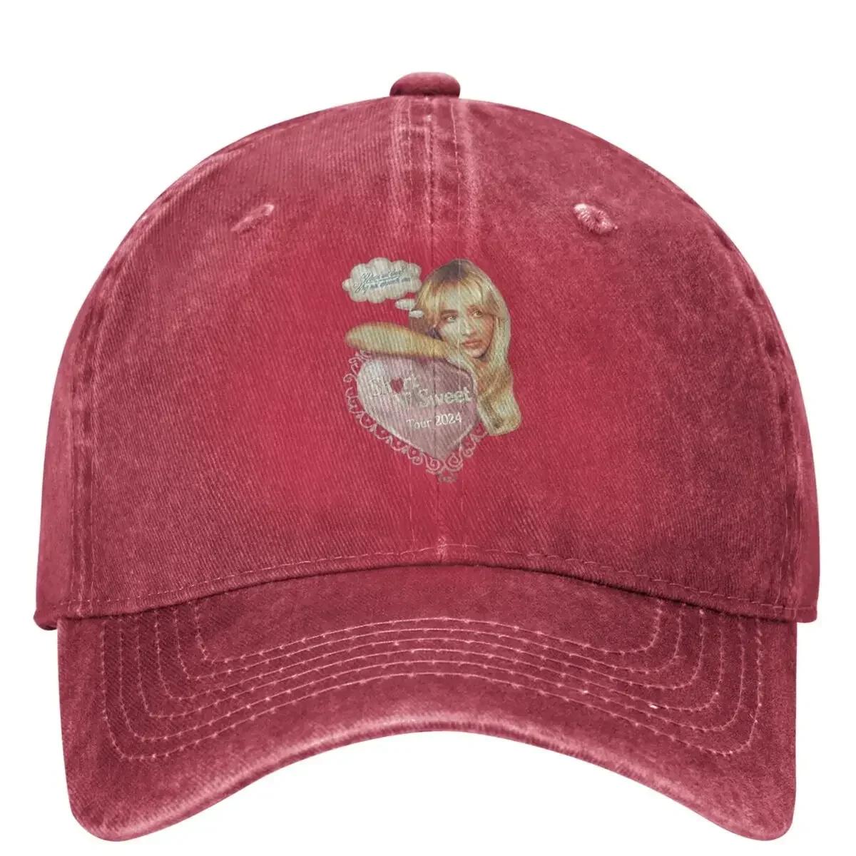 

Carpenter Album Short N Sweet Baseball Cap Couple Women Design Trucker Hat Summer yk Retro Outdoor Sports Snapback Cap One Size