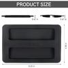 2 Slice Toaster Cover,Reble Silicone Toaster Covers 2 Slice Wide Slot,Toasters Cover Slices for Bread Maker (Black and Grey)