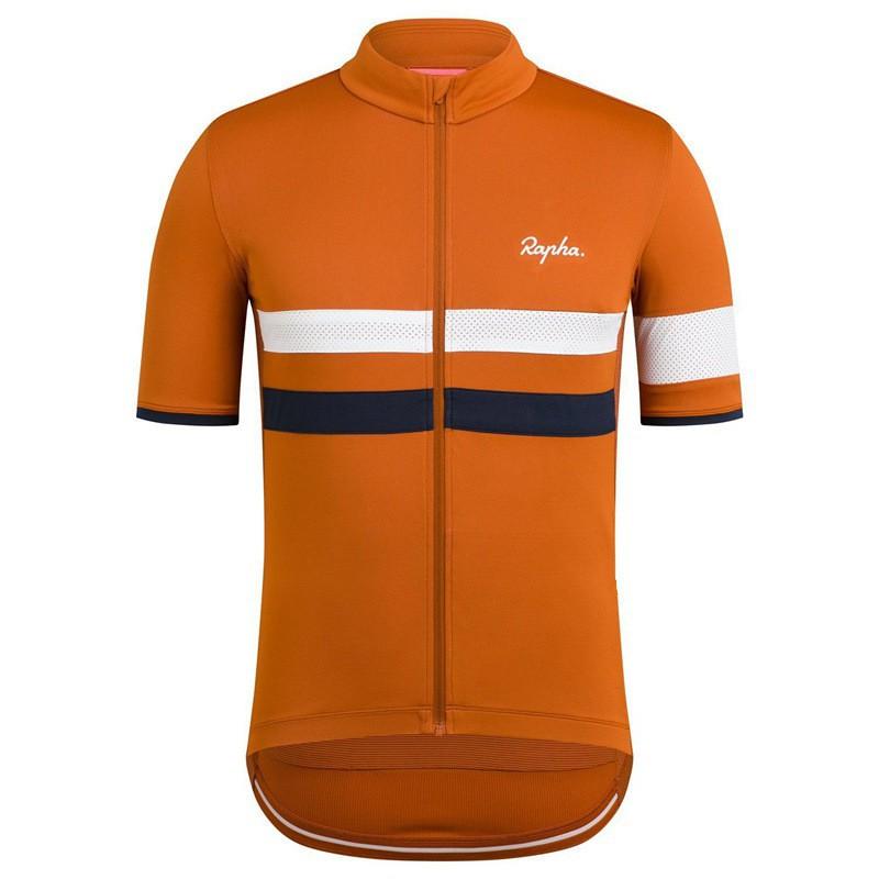 

Rapha Classic Double-pole Three-color Short-sleeved Cycling Clothes Men s Outdoor Quick-drying Top M
