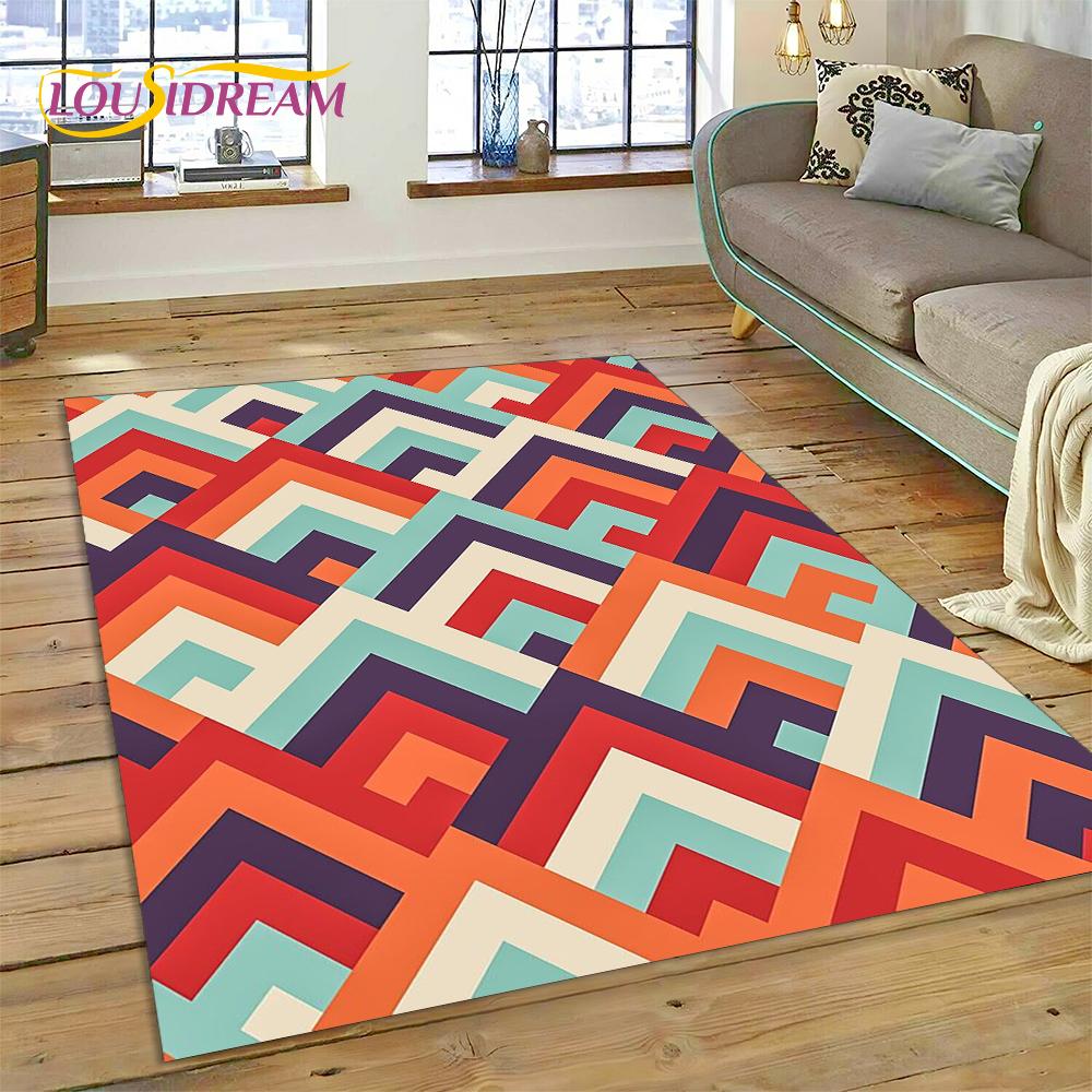 Classics Bohemia Nordic Turkish Celts Carpet Rug for Home Living Room Bedroom Sofa Doormat Decor,kid Area Rug Non-slip Floor Mat