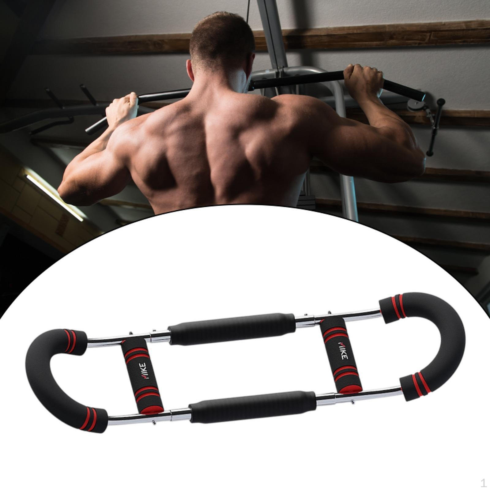 

Тренажер для рук Twister, эспандер для груди, фитнес-оборудование, пружинная штанга для упражнений на трицепс, предплечье, бедро Red 50kg