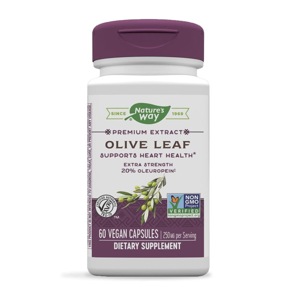 

Premium Extract Olive Leaf 250 mg, 60 Vegan Capsules