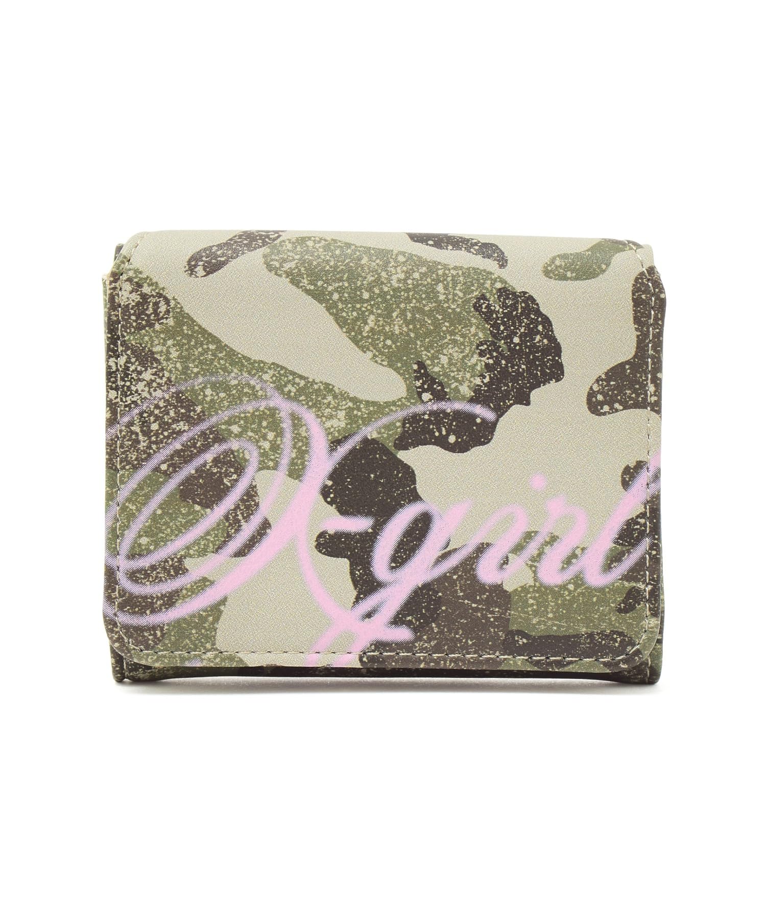 

Мини-кошелек с принтом логотипа-трафаретом 105261054015 CAMO ONE SIZE [X-girl]