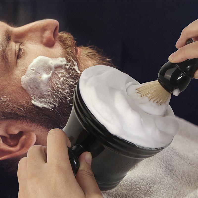 1 piece  Plastic Shaving Bowl shaving soap cup with handle barber shaving bowl tool Special for Facial Cleaning  Accessories