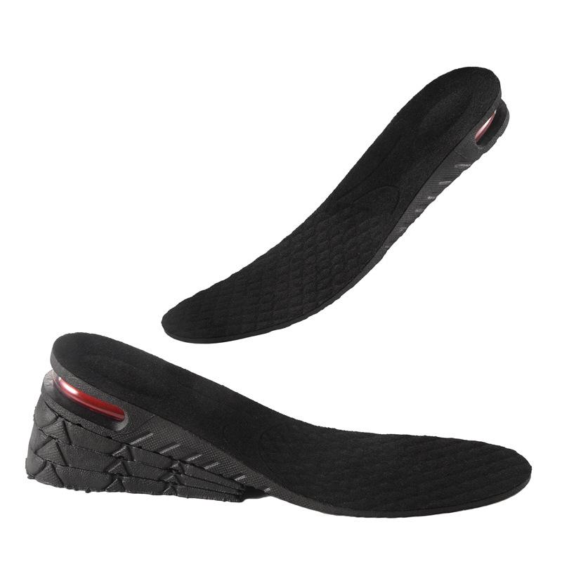 Adjustable Four-Layer Height-Boost Insoles: Multi-Layer, Detachable, Shock-Absorbing Pads for Men & Women