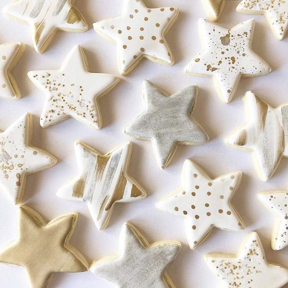 3D Christmas Tree Cookie Mold Star Heart Shape Plum Biscuit Cutter Mold Fondant Cake Decorating Mould Kitchen Baking DIY Tools