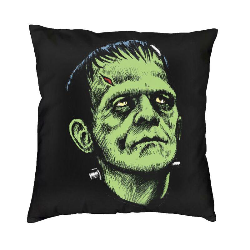 Flirtationship Bride Of Frankenstein Cushion Cover Horror Film Floor Pillow Case For Sofa Fashion Pillowcase Home Decor