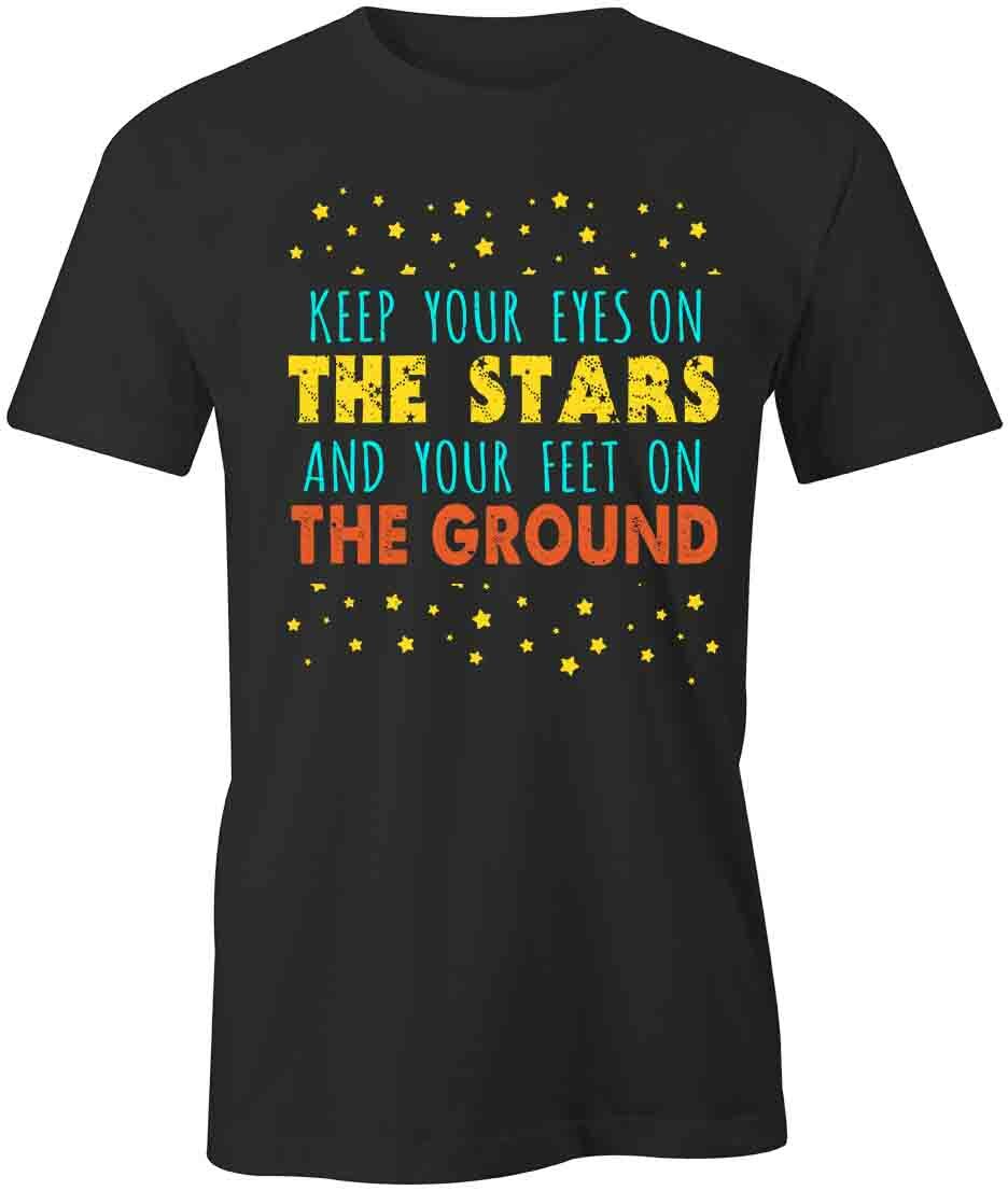Eyes on the Stars TShirt Tee Short-Sleeved Cotton CLOTHING POSITIVE S1BCA822 XXL