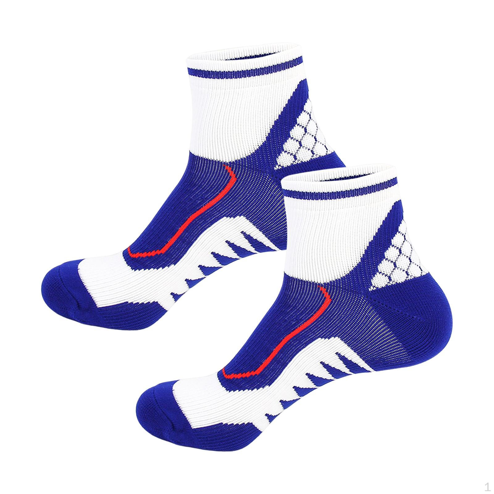 1 Pair Men Crew Socks Comfortable Warm Athletic Sports Ankle for Bedroom Trouser