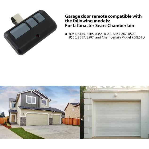 Garage Door Opener Remote Control Compatible with Liftmaster Sears Chamberlain 8365-267, 8500, 8550, 8557, 8587 and Chamberlain Model 950ESTD (Yellow