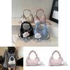 Canvas Shoulder Bag For Women With Chain Detail Perfect For Daily Casual Use
