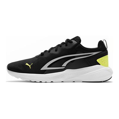 All-Day Active In Motion Lightweight Fabric Synthetic Leather Durable Support Low-Top Casual Running Shoes Unisex Sneaker Black Green 386757-01