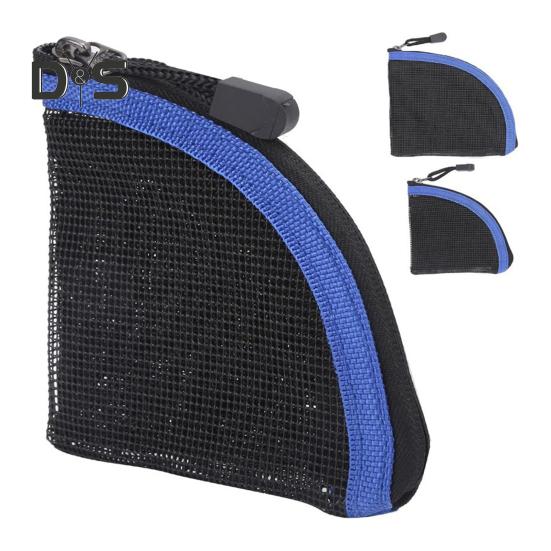 Brieftasche für Fliegenfischer-Vorfach, schwarzes Netzgewebe, Tasche für Vorfachschnüre, Aufbewahrungstasche für Salzwasser- und Süßwasserfischen