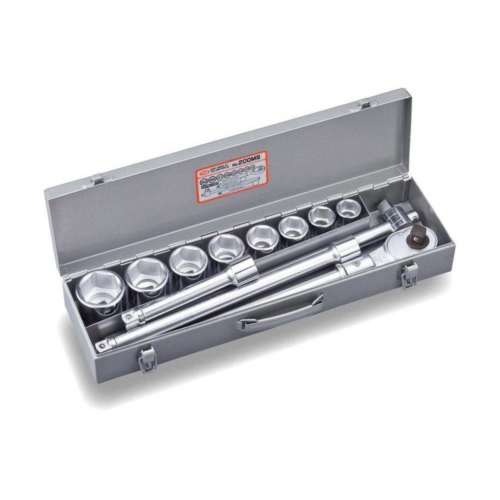

TONE Socket Wrench Set 200MS Drive Silver Contents 12 items 19.0mm (3/4 )