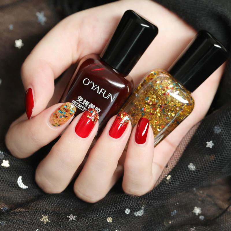 Nail Polish, No Baking, Quick Drying, Long-lasting Nail Polish, Oily, Non-tearable, Non-peelable Nail Polish