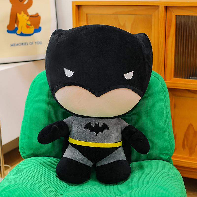 40cm Movie Merchandise Justice League Classic Hero Stuffed Plush Toy Cute Batman Pillow Superman Doll Birthday Gift