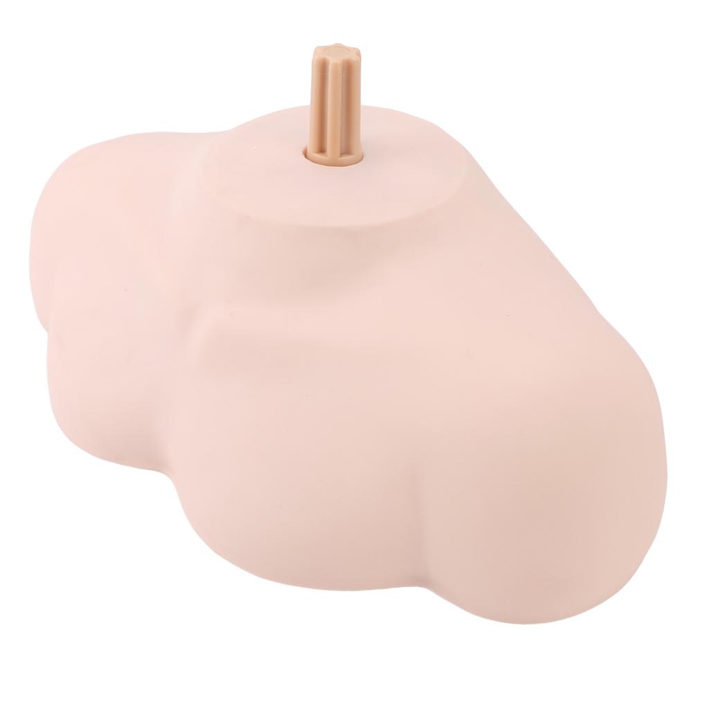 Mannequin Head Shoulder Model Realistic Washable Reusable Stable Structure Head Stand Bust Shoulder
