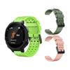 Pásek k hodinkám prodyšný, jednobarevný, měkký silikonový pásek, chytrý pásek na náramek pro Garmin Forerunner 220 230 235 235lite 630 620 735 735xt