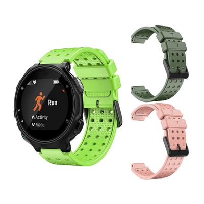 Uhrenarmband, atmungsaktiv, einfarbig, weiches Silikonband, Smart-Armband für Garmin Forerunner 220 230 235 235lite 630 620 735 735xt