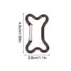 Bone Spring Clasps Aluminum Alloy Spring Buckle Metal Carabiner Keychains Outdoor Camping Accessories