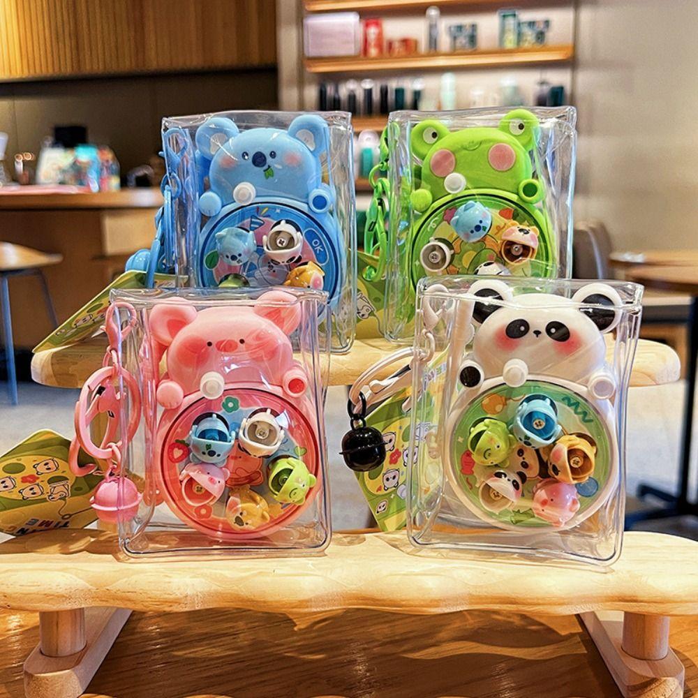 Rotating Fishing Cartoon Bag Pendant Bag Decoration Car Key Ring Birthday Gift